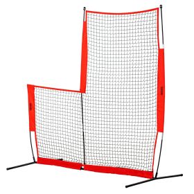 VEVOR L Screen Baseball for Batting Cage, 7x7 ft Baseball & Softball Safety Screen