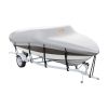 VEVOR Boat Cover, 20'-22' Trailerable Waterproof Boat Cover, 600D Marine Grade PU Oxford, with Motor Cover and Buckle Straps, for V-Hull, Tri-Hull