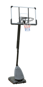 Height Adjustable Basketball Hoop, 7.5 to 10ft Adjustable Basketball Stand with 44 Inch Backboard