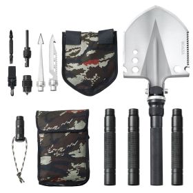 Survival Shovel 13 in 1 Camping Shovel Folding Multitool Portable Compact