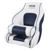 VEVOR Captain Bucket Seat Boat Seat, Flip Up Boat Seat, with Thickened Sponge Padding, Flip-up Bolster Boat Captain Chair for Fishing Boat