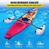 VEVOR Kayak Outrigger Stabilizers, 2 PCS, PVC Inflatable Outrigger Float with Sidekick Arms Rod, Standing Float Stabilizer System Kit for Kayaks