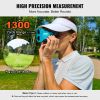 VEVOR Golf Rangefinder, 1300 Yards Laser Golfing Hunting Range Finder, 6X Magnification Distance Measuring