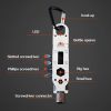 1pc Multifunctional Keychain Tool Kit; Mini EDC Pocket Screwdriver Set; Bottle Opener; LED Flashlight For Outdoor Camping Fishing Hiking