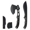 Hunting Knife and Hatchet Axe Combo Set Sheath Fixed Blade Knife Camping