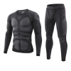 Men's Thermal Underwear Fleece Lined Performance Fleece Tactical Sports Shapewear Thermal Set