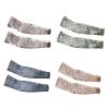 4 Pairs UV Sun Protection Arm Sleeves, Sports Cooling Arm Compression Sleeves