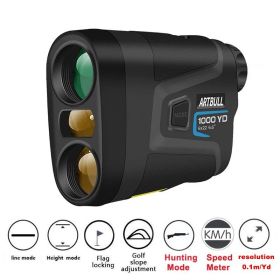 Golf Rangefinder 650m 1000m Hunting Telescope Golf Slope Adjusted Mode Flag-Lock Sport Laser Distance Meter (Ships From: China, Color: 1000m)