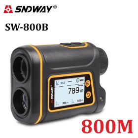 Telescope Laser Range Finder Digital Distance Meter Hunting Monocular Golf Rangefinder LCD Display Roulette Tape Measure (Ships From: China, Color: 800B 800m with LCD)