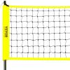 VEVOR Outdoor Portable Volleyball Net System, Adjustable Height Steel Poles, Professional Volleyball Set with PVC Volleyball, Pump, Carrying Bag