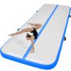 VEVOR Gymnastics Air Mat, 4 inch Thickness Inflatable Gymnastics Tumbling Mat, Tumble Track with Electric Pump