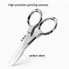 Foldable Fishing Scissors Carbon Steel Knife Edge Shears Fishing Line Cutting Tools Fishing Scissors Fishing Tackle Supplies