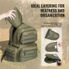 Tactical Gun Range Bag with Lockable Zipper for Outdoor Hunting