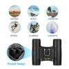 Binoculars 30x60 Zoom Travel Compact Folding Telescope Hunting Day Night Outdoor Small Pocket Binoculars Compact Adults