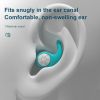 Swimming Ear Plugs, 1 Pairs Waterproof Reusable Silicone Swim Earplugs