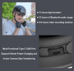 bicycle smart Bluetooth headset 1080 FHD photo and video cycling record BT5.2+BLE4.2 WIFI + APP + remote control gravity sensing magnetic suction suns